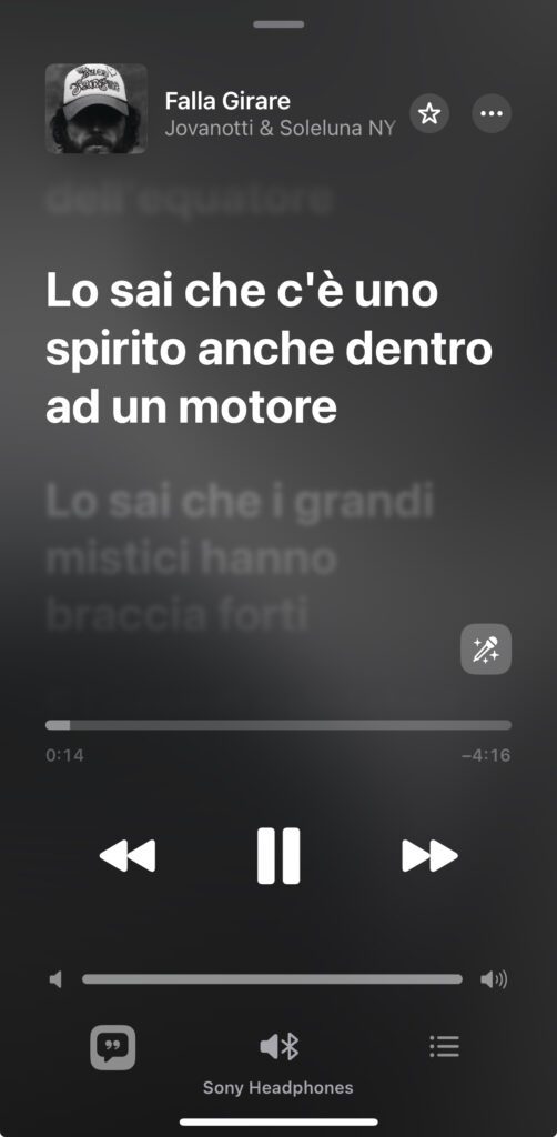 jovanotti in falla girare song